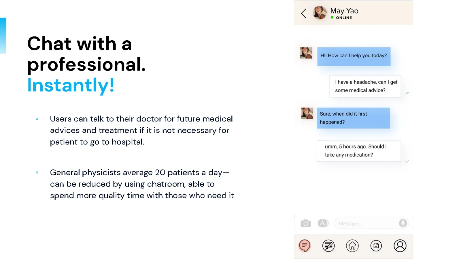 DocTalk presentation slide