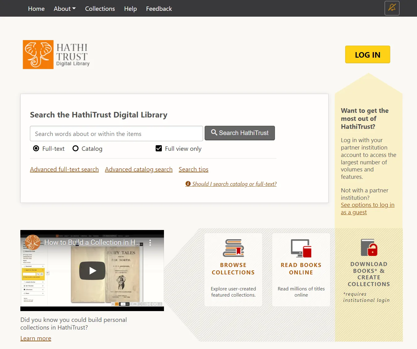 HTRC homepage