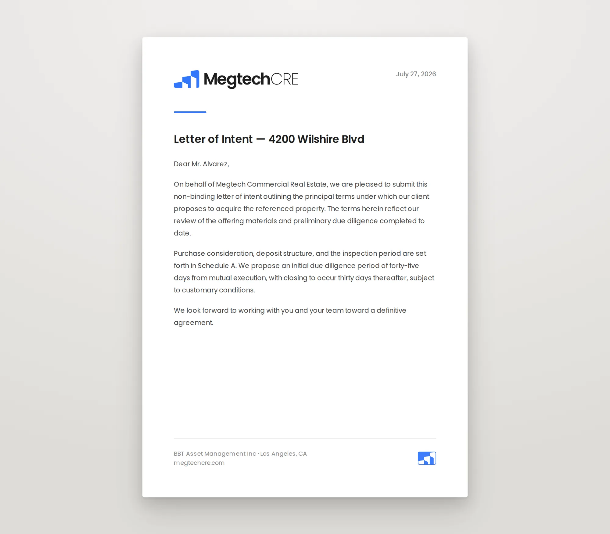 Letterhead template