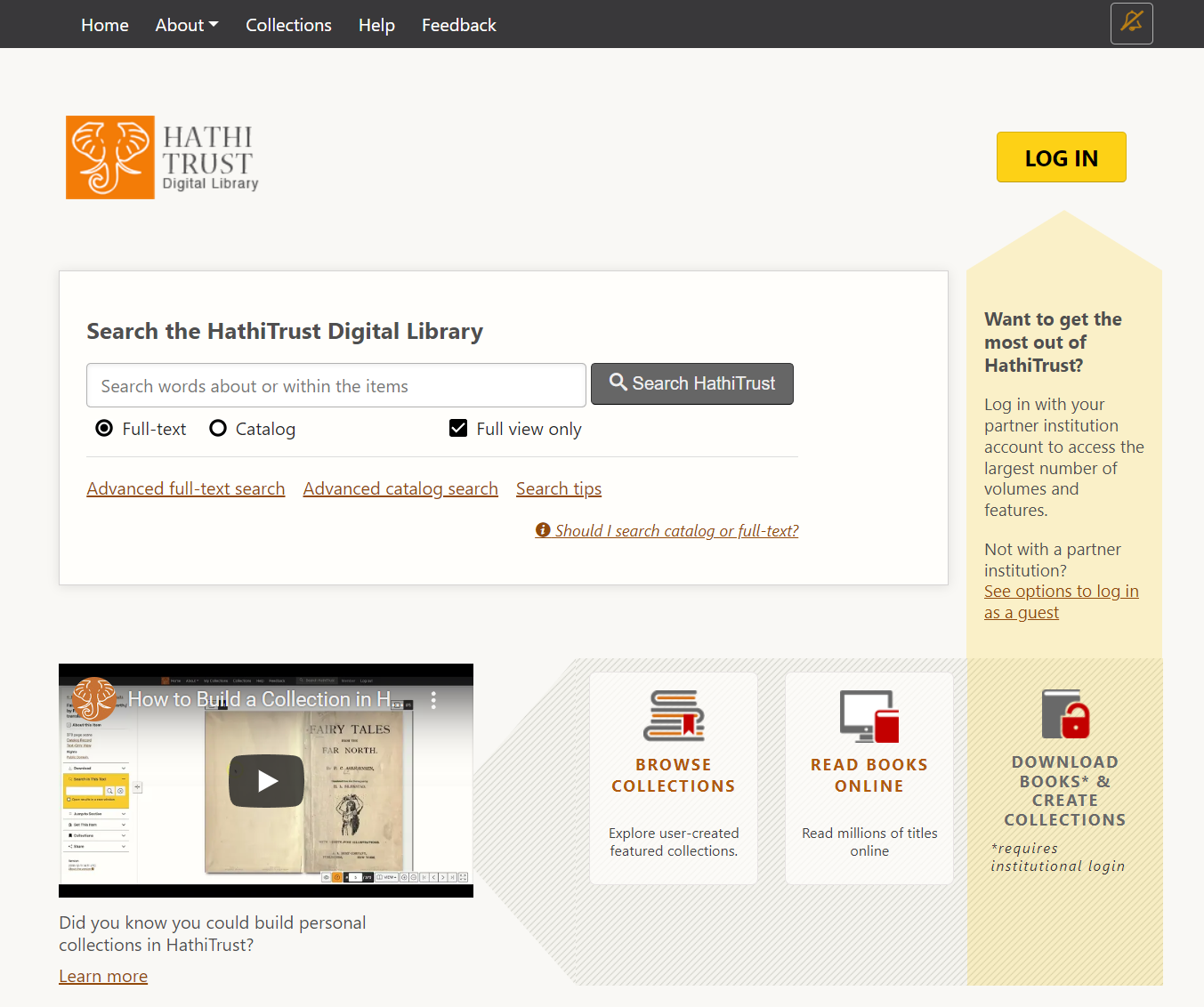 HTRC homepage
